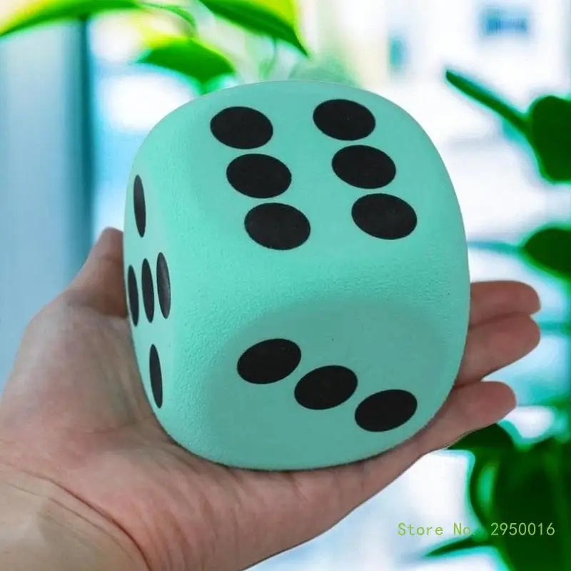 1PC 8cm Large Foam Dot Dices Math Toy