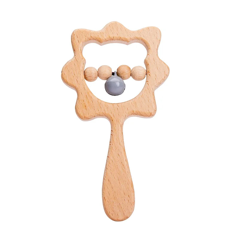 Baby Wooden Montessori Rattle Puzzle