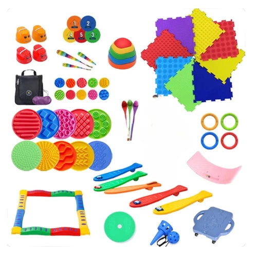 Children Outdoor Toy Balance Stepping stone Foot Tactile Sensory Integration Training Social Game Montessori  Autism Therapy Toy