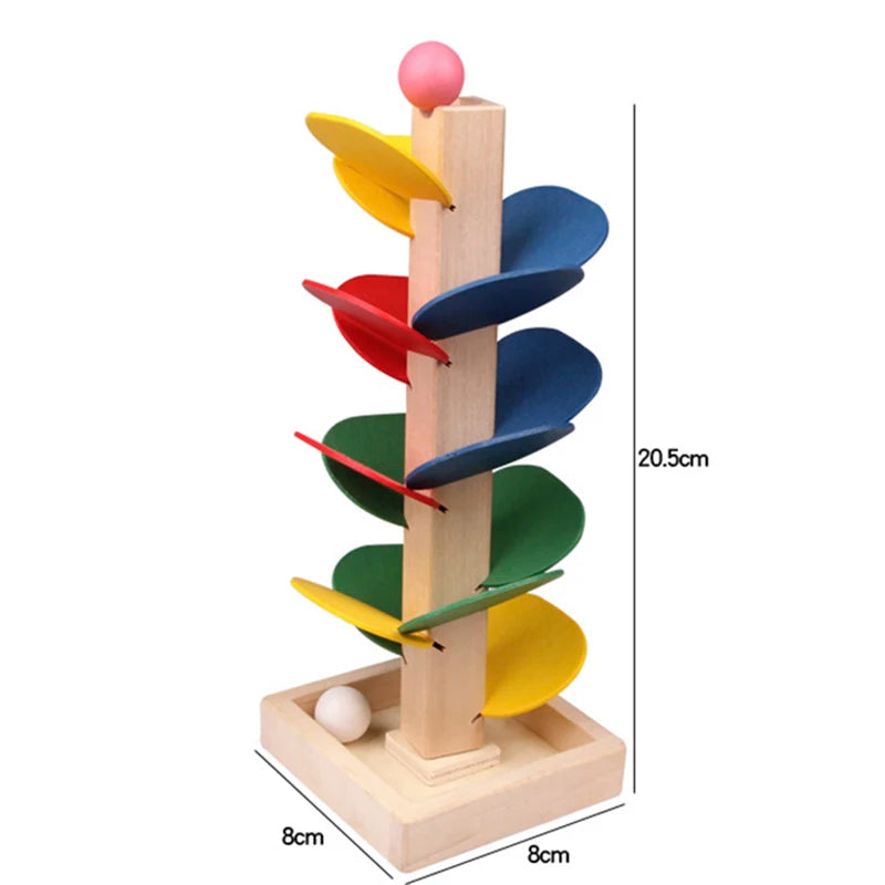 Mini Colourful Tree Marble Ball Run