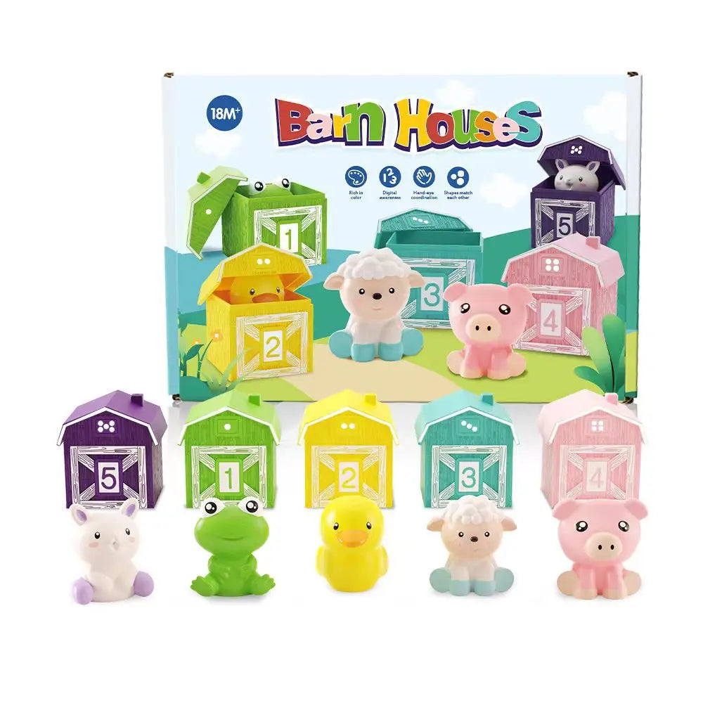 Jocha Toddler Montessori Learning Toys Counting Matching & Color Sorting Set ...