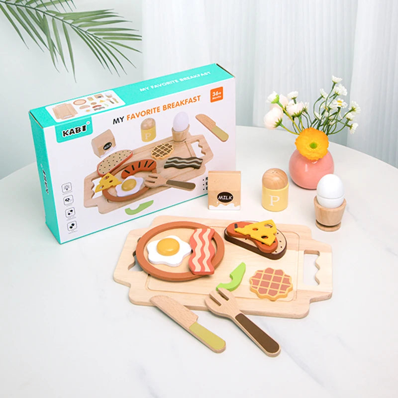 Montessori Wooden Kitchen Pretend Play