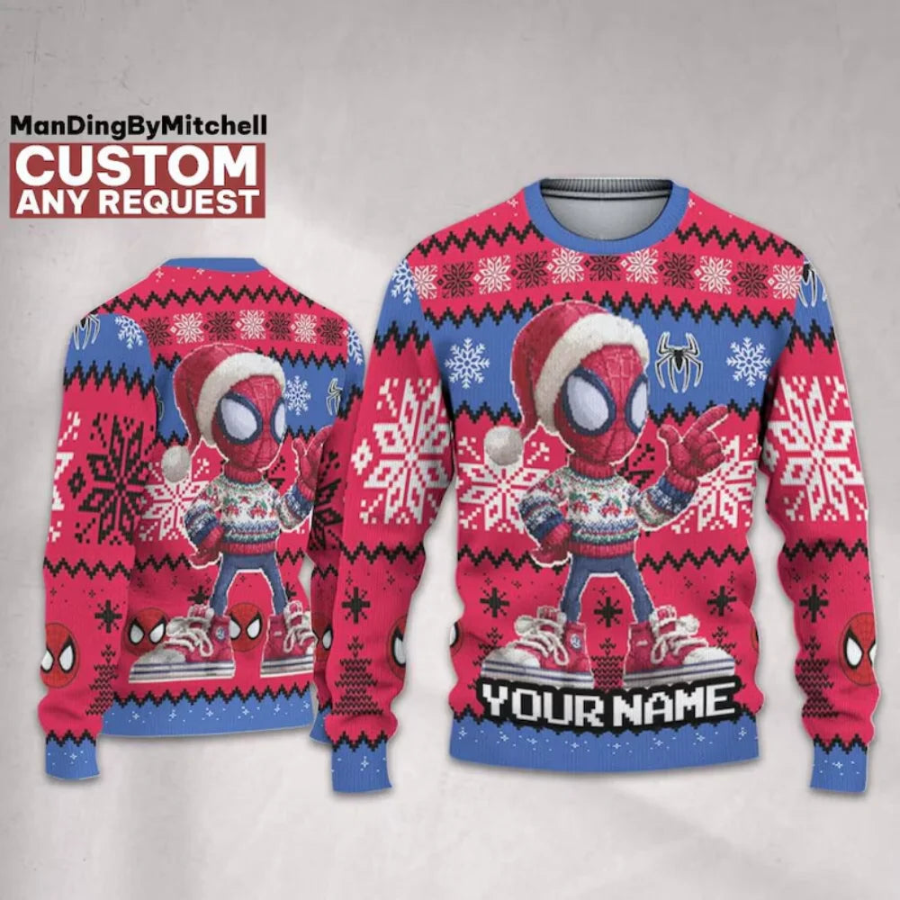 Spiderman Christmas Jumper