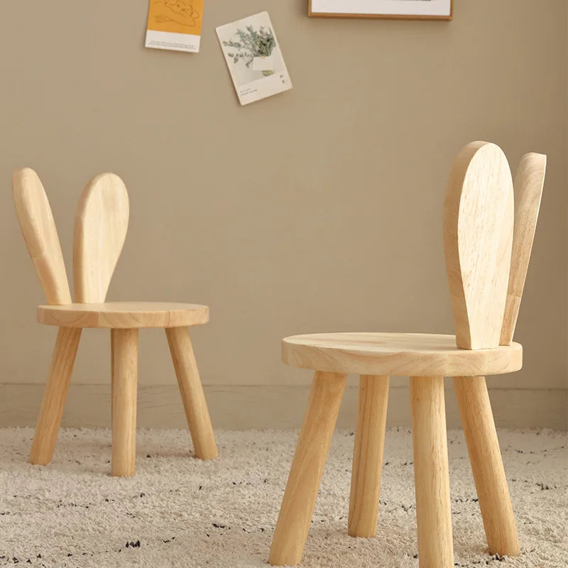 Solid Wood Childrens Small Chair