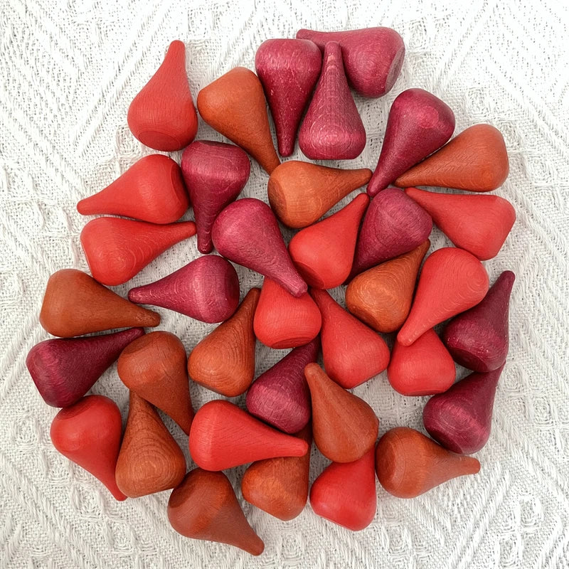 Wood Mandala  Loose Parts  Montessori Educational Wooden Toys