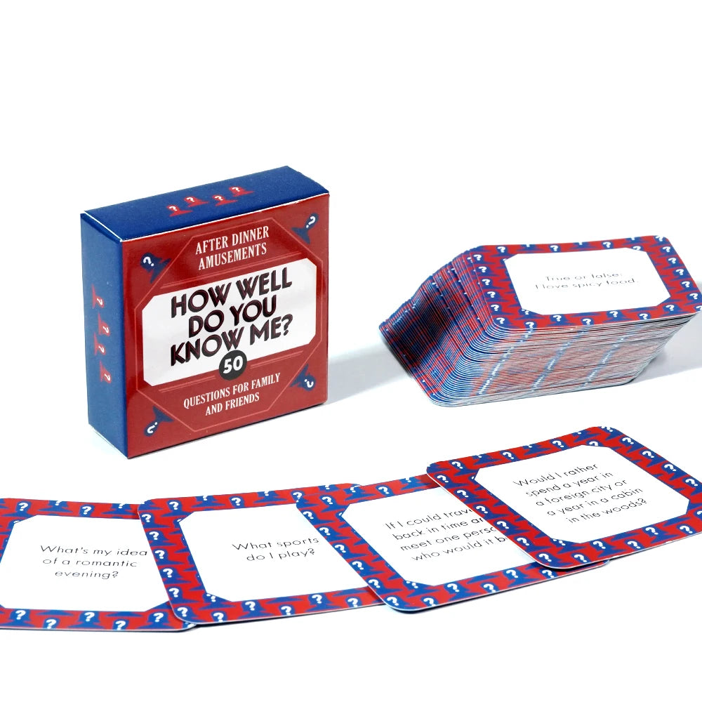 After Dinner Amusements Card Game