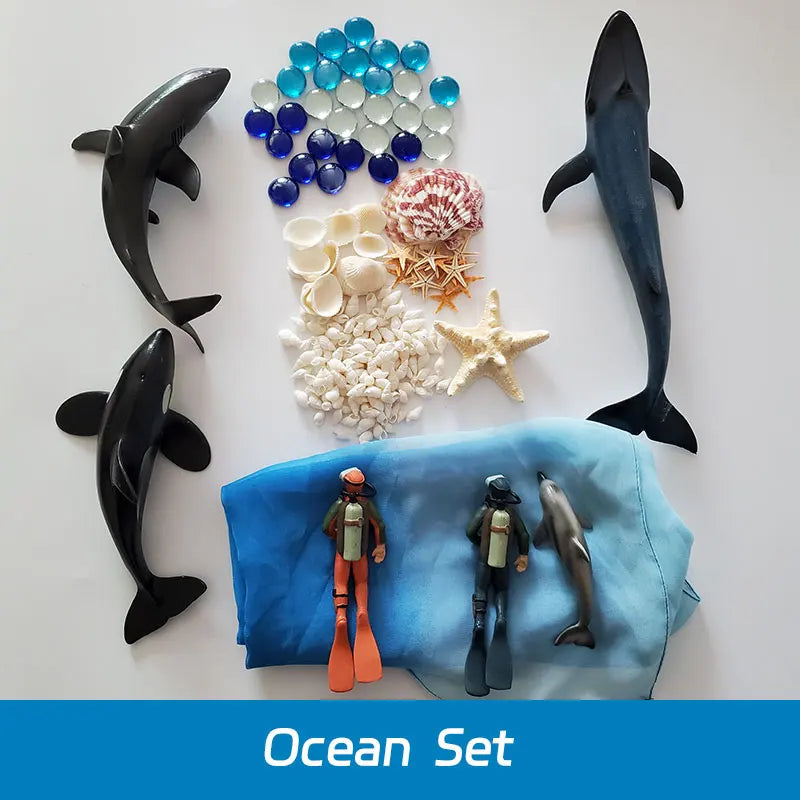 Montessori Sensory Bin  Inserts Open-ended Play Tray