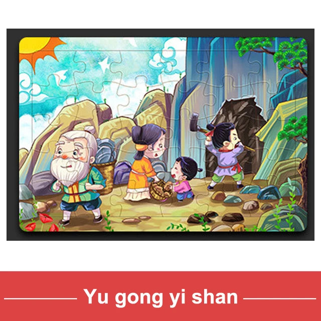 New 30 Pre 3d Wooden Puzzles - Preschool Montessori