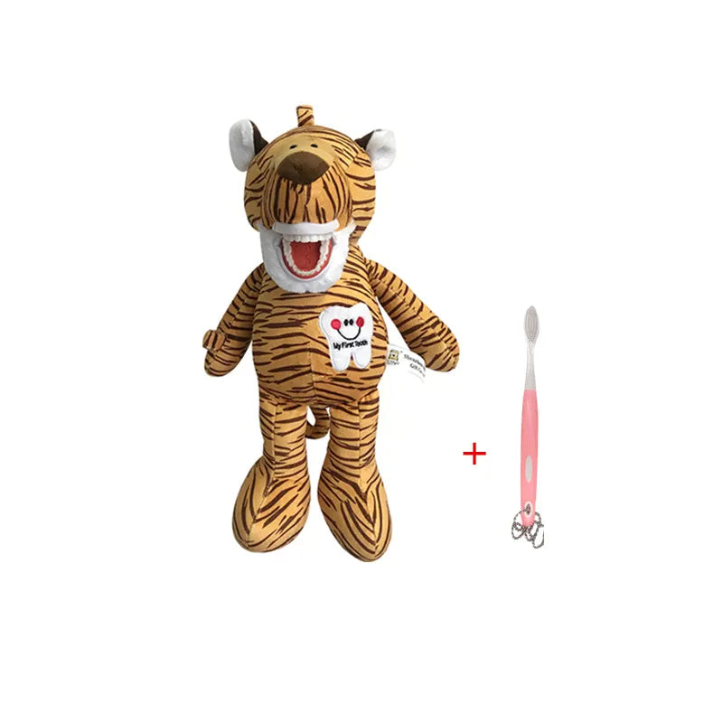 Dental Plush Toys With Teeth and Toothbrush