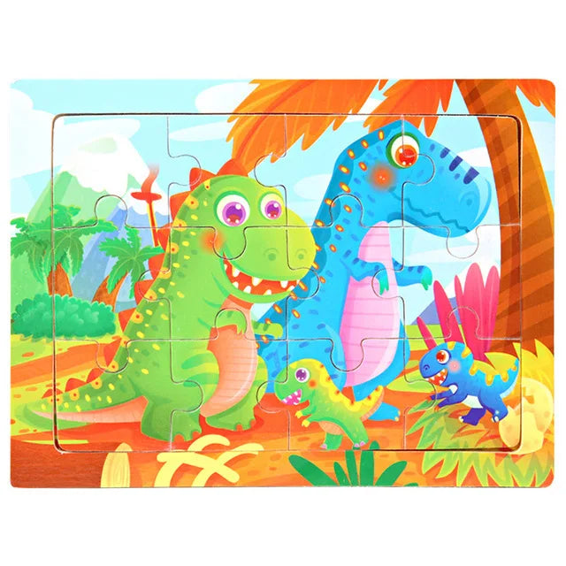 New 30 Pre 3d Wooden Puzzles - Preschool Montessori