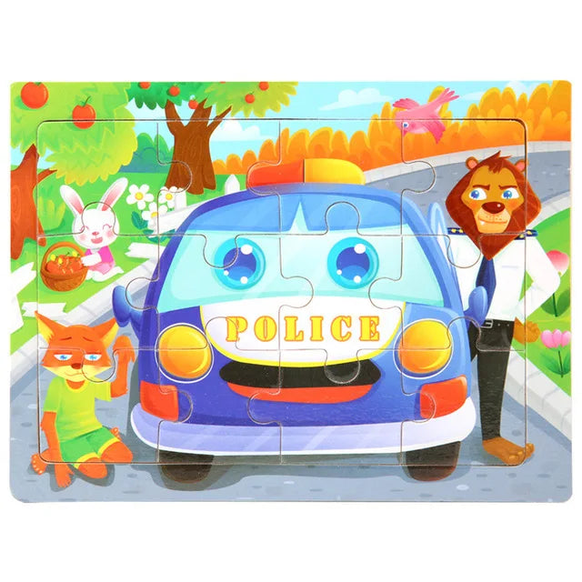 New 30 Pre 3d Wooden Puzzles - Preschool Montessori