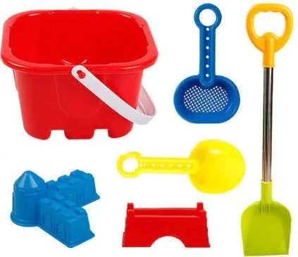 Children's outdoor sand / play box with sunshade awning