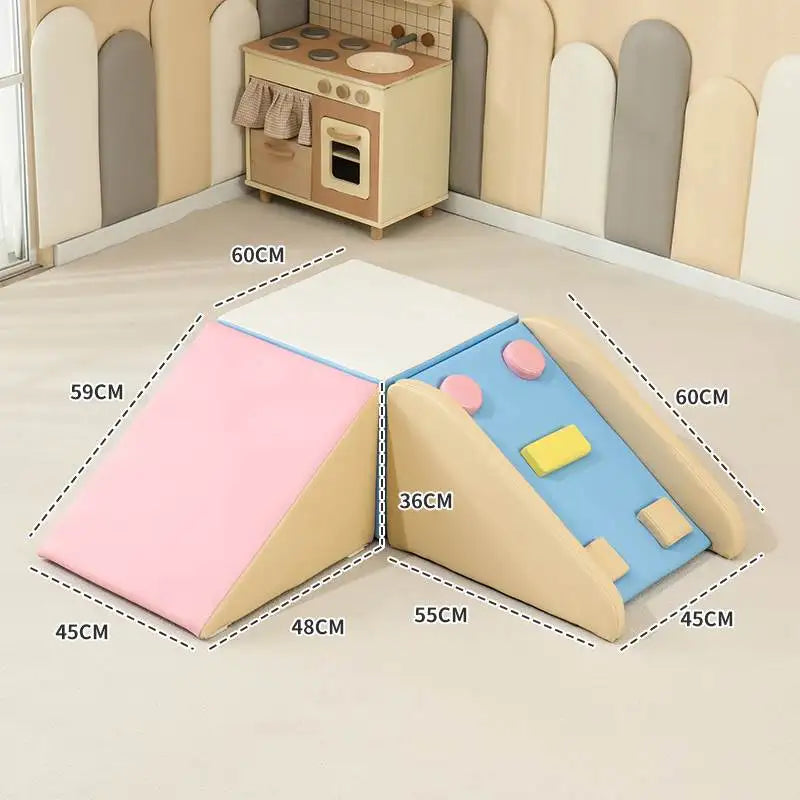 Children's software sensory training Corner climbing slide