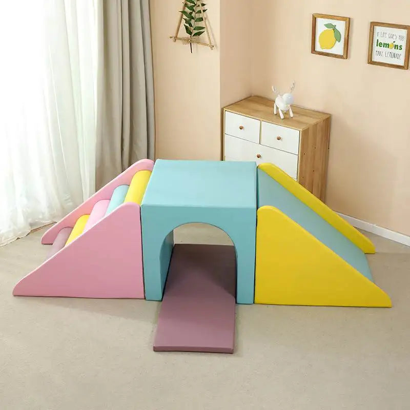 Children's software sensory training Corner climbing slide
