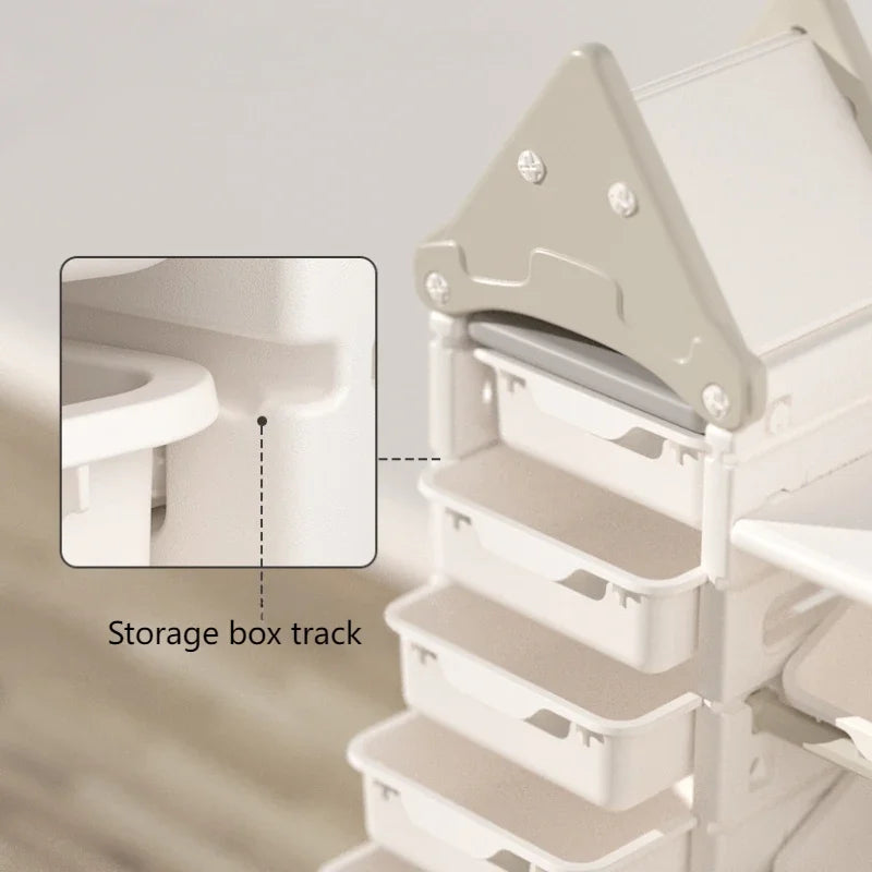 Furniture  Montessori Bookshelf Kids Book Shelf  Storage Book Organizer for Kids Children's Toy  Storage Box Desktop Bookshelf