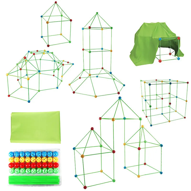 New Creative Fort Building  Indoor Tent Brick Kit