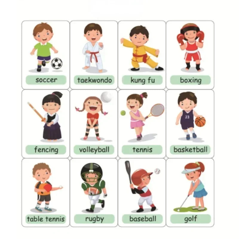 Montessori Emotion, Weather Learning Flash Cards