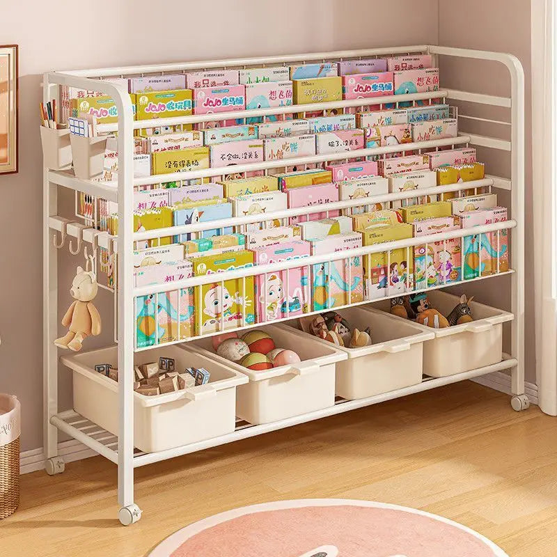 Simple Bookshelves, Floor Shelves, Children's Bookcase