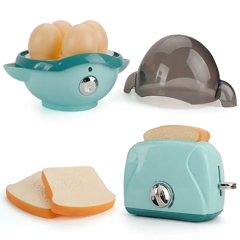 New Children Kitchen Washing Machine, Bread Maker, Microwave Oven.