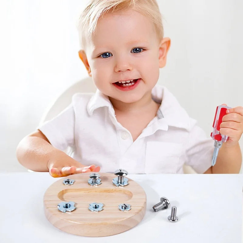 Montessori Busy Bus - Nuts and Bolts