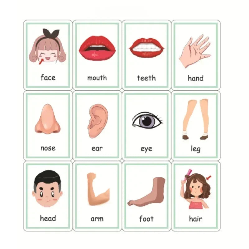 Montessori Emotion, Weather Learning Flash Cards