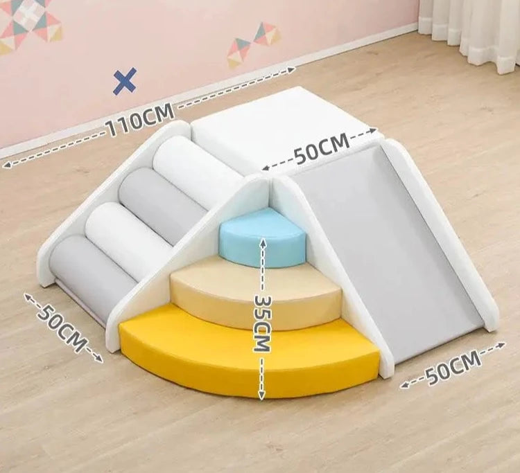 Children's software sensory training Corner climbing slide