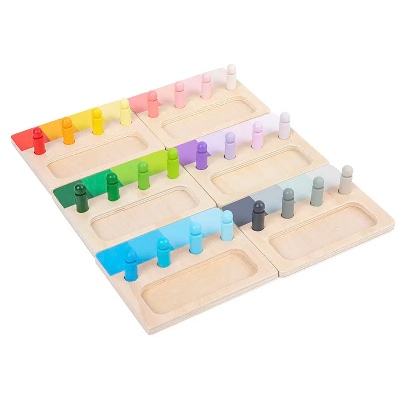 Montessori Peg Board Colour Matching Game