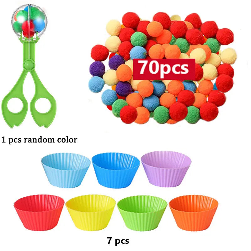 Montessori Early learning, Fine Motor Training, Counting Learning Sensory Education