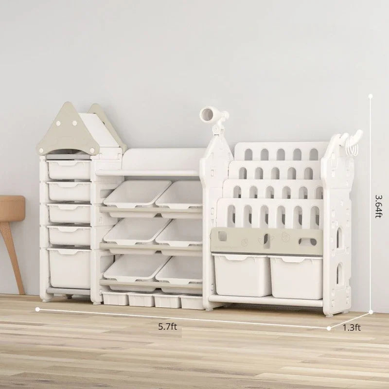 Furniture  Montessori Bookshelf Kids Book Shelf  Storage Book Organizer for Kids Children's Toy  Storage Box Desktop Bookshelf