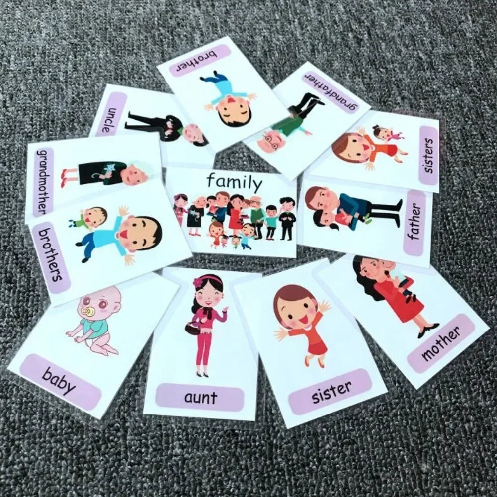 Montessori Emotion, Weather Learning Flash Cards