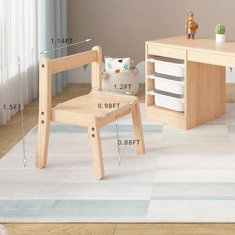 Toy Storage Drawer Organizer for Kids Children Furniture Study Table with  Wooden Box Kids Table Storage and Organization