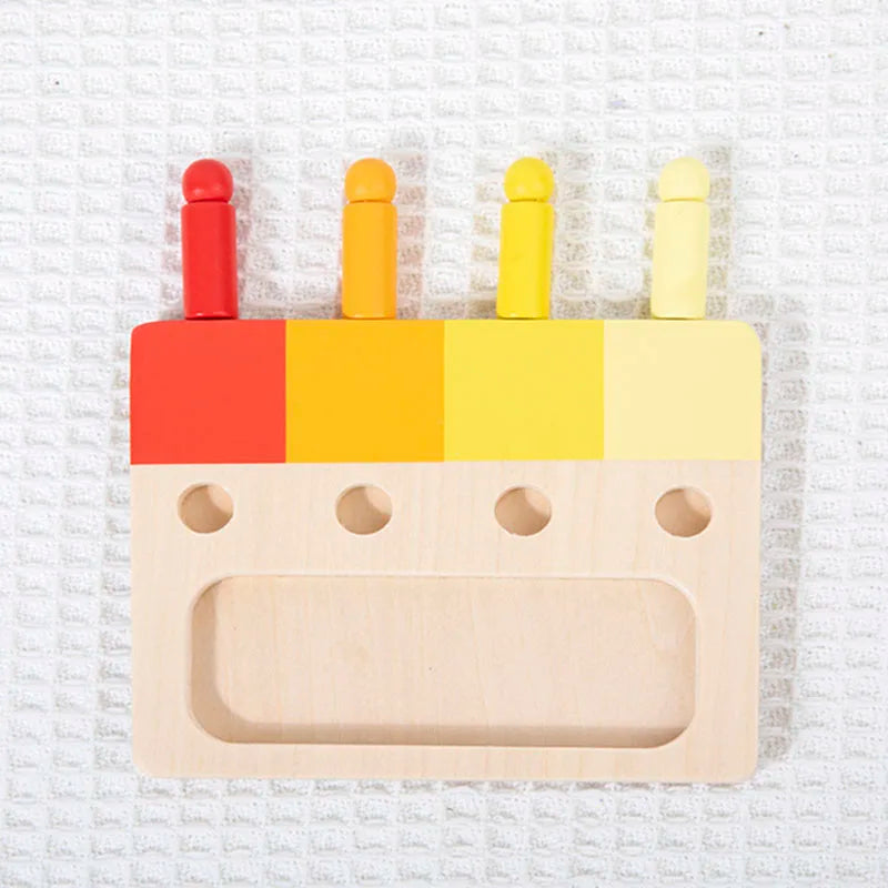 Montessori Peg Board Colour Matching Game