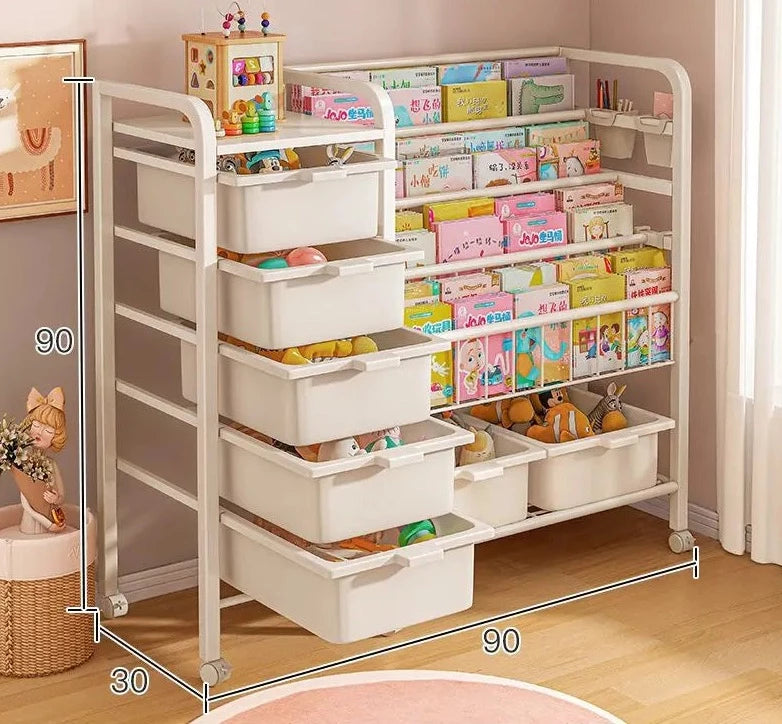 Simple Bookshelves, Floor Shelves, Children's Bookcase