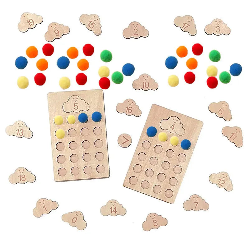 Montessori Early learning, Fine Motor Training, Counting Learning Sensory Education