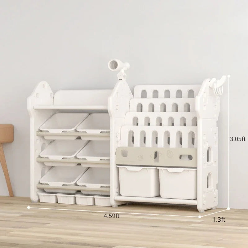 Furniture  Montessori Bookshelf Kids Book Shelf  Storage Book Organizer for Kids Children's Toy  Storage Box Desktop Bookshelf