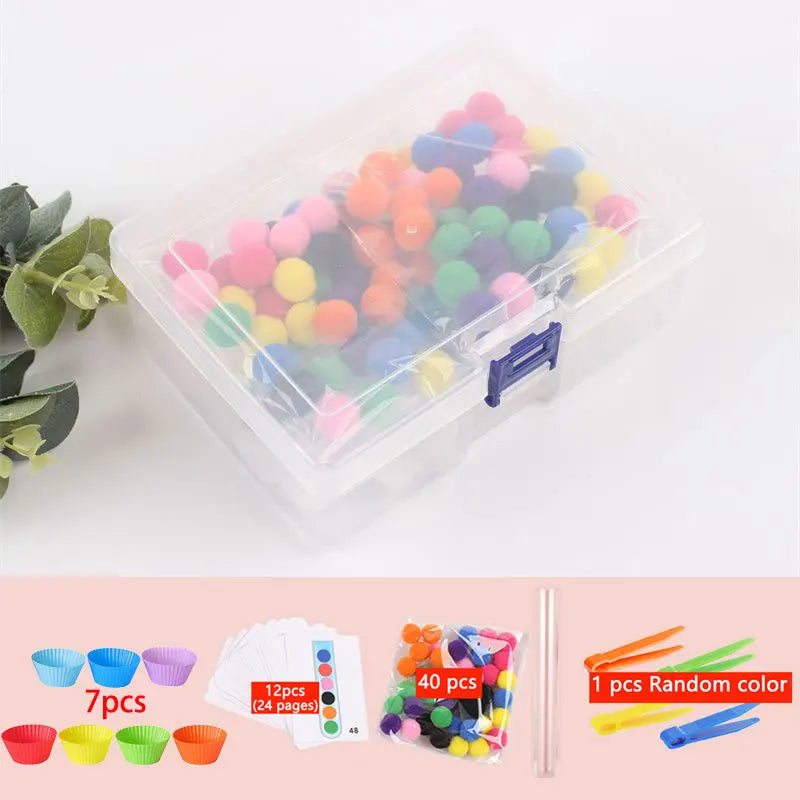 Montessori Early learning, Fine Motor Training, Counting Learning Sensory Education