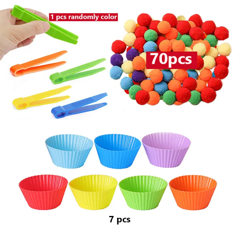 Montessori Early learning, Fine Motor Training, Counting Learning Sensory Education
