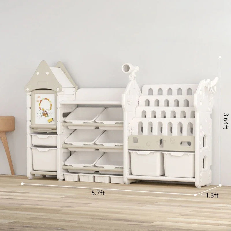 Furniture  Montessori Bookshelf Kids Book Shelf  Storage Book Organizer for Kids Children's Toy  Storage Box Desktop Bookshelf