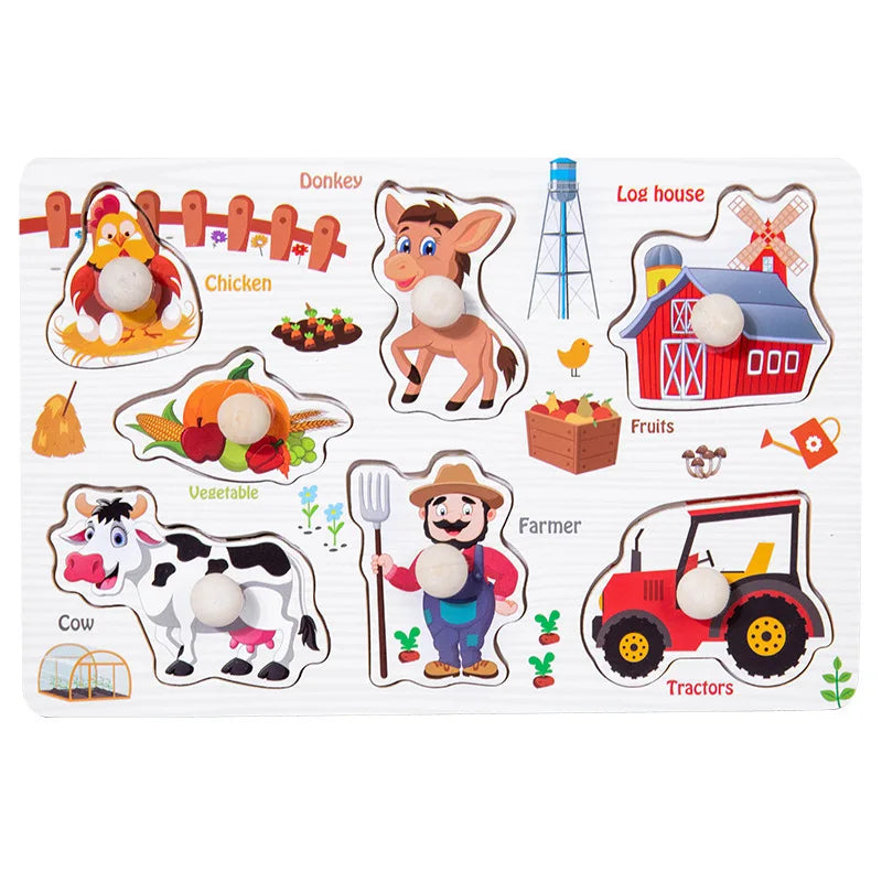 Montessori Baby Toys Wooden Maze