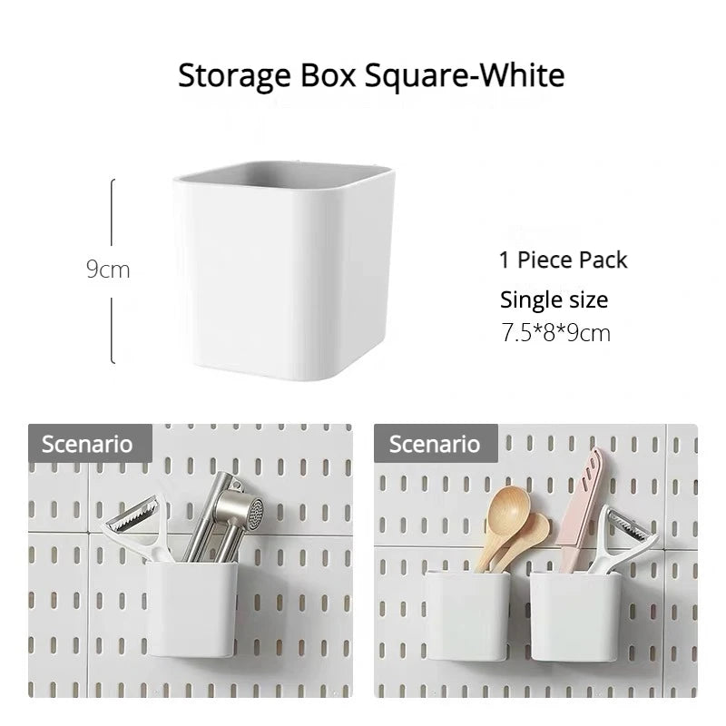 Pegboard Wall Panels Pegboard Wall Organiser Mounting Display Diy Pegboard Kit Tool Storage Panel Board Rack Wall Shelf Storage