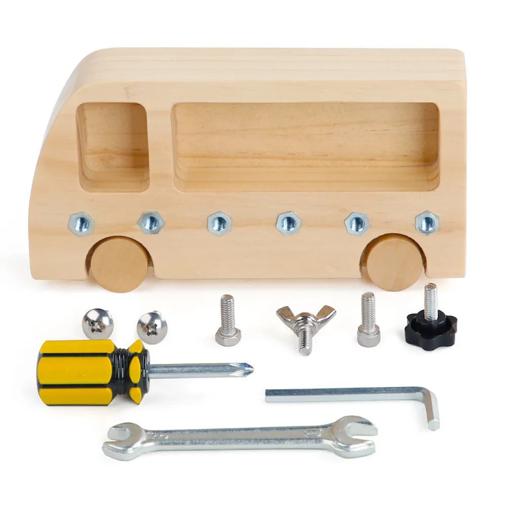 Montessori Busy Bus - Nuts and Bolts