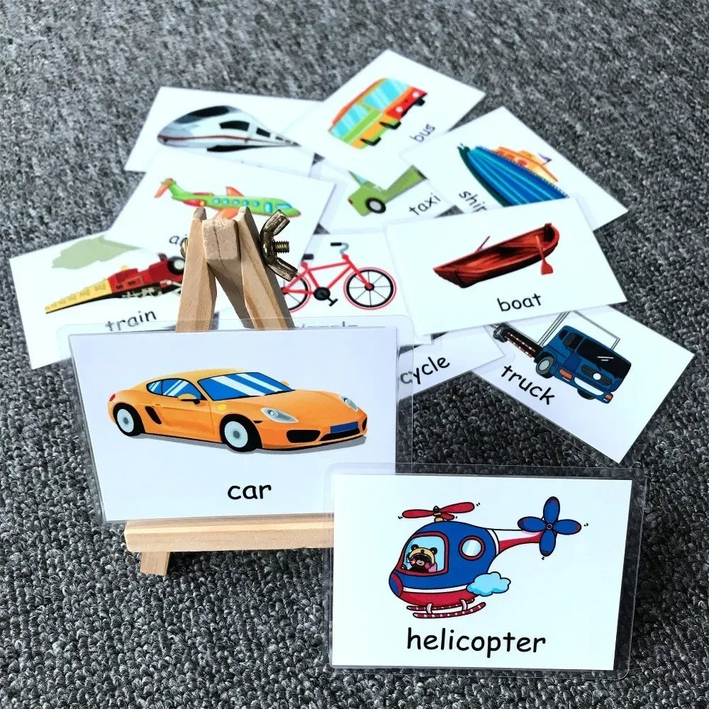 Montessori Emotion, Weather Learning Flash Cards