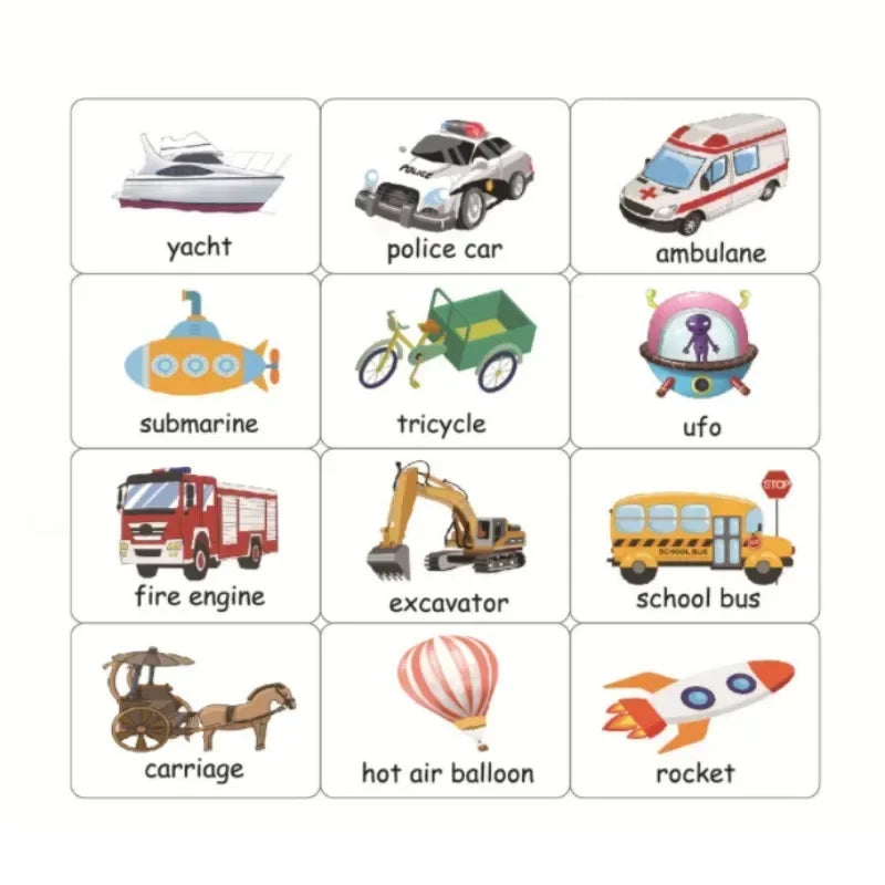 Montessori Emotion, Weather Learning Flash Cards