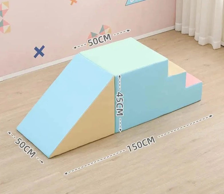Children's software sensory training Corner climbing slide