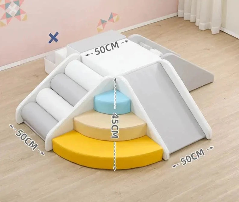 Children's software sensory training Corner climbing slide