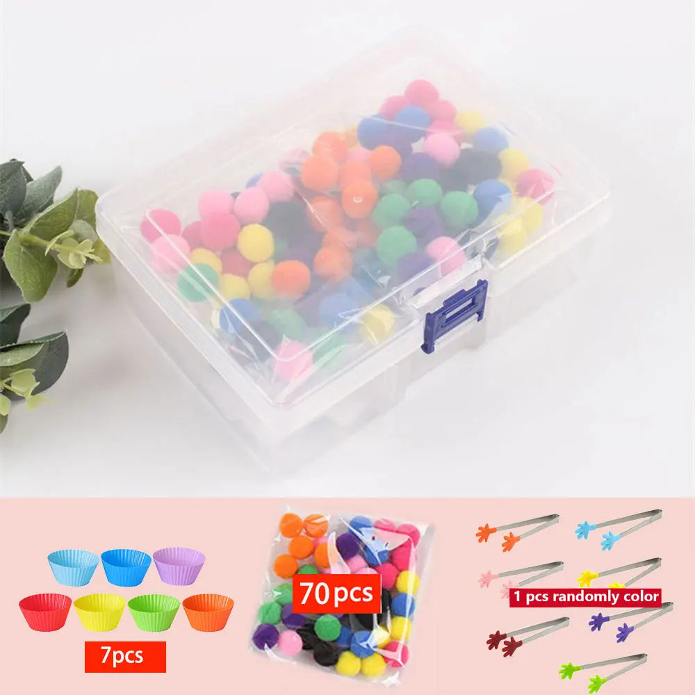 Montessori Early learning, Fine Motor Training, Counting Learning Sensory Education