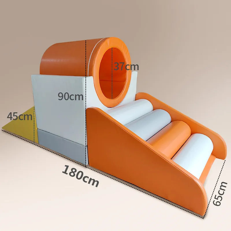 Children's software sensory training Corner climbing slide