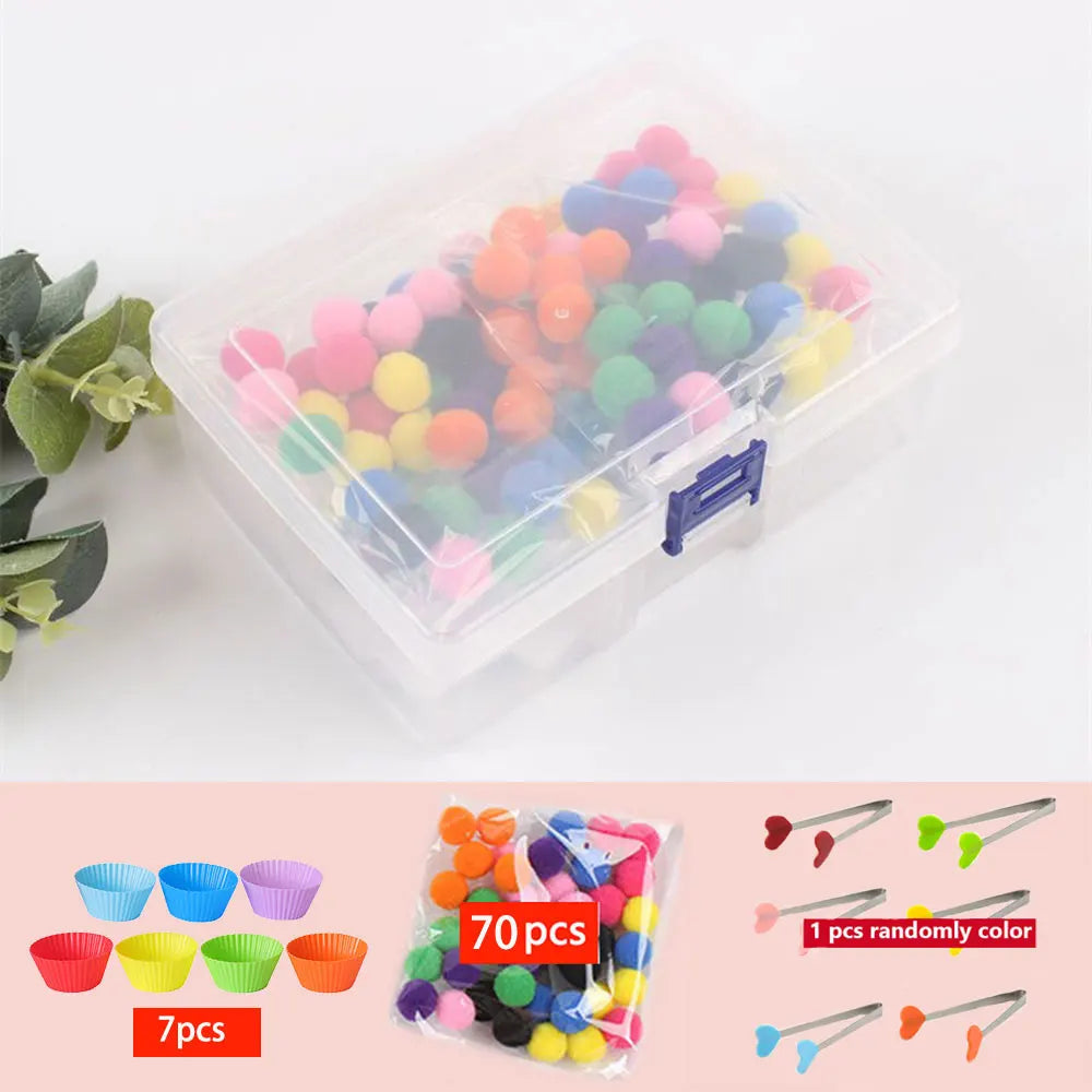 Montessori Early learning, Fine Motor Training, Counting Learning Sensory Education