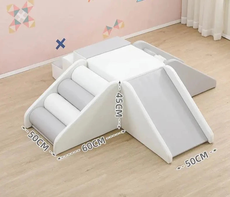 Children's software sensory training Corner climbing slide
