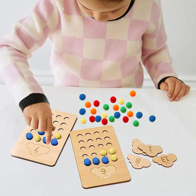 Montessori Early learning, Fine Motor Training, Counting Learning Sensory Education